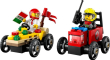 60458 Pizza vs. Fire Truck Race Car Pack