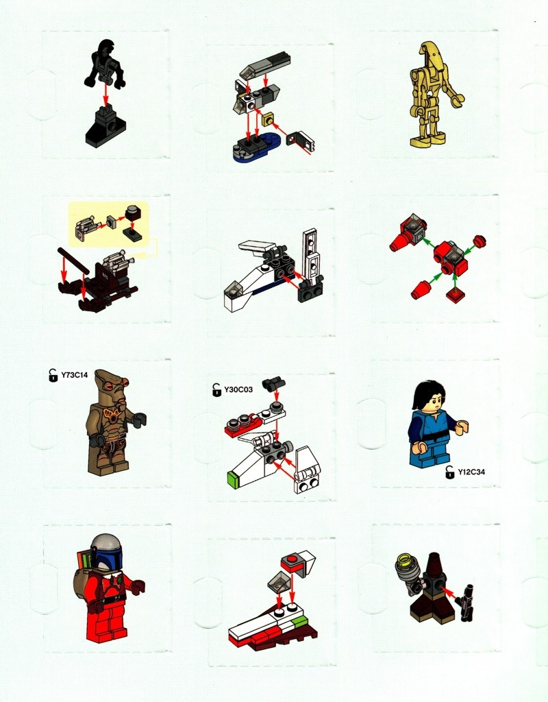 75023 Star Wars Advent Calendar LEGO Instructions And Catalogs Library