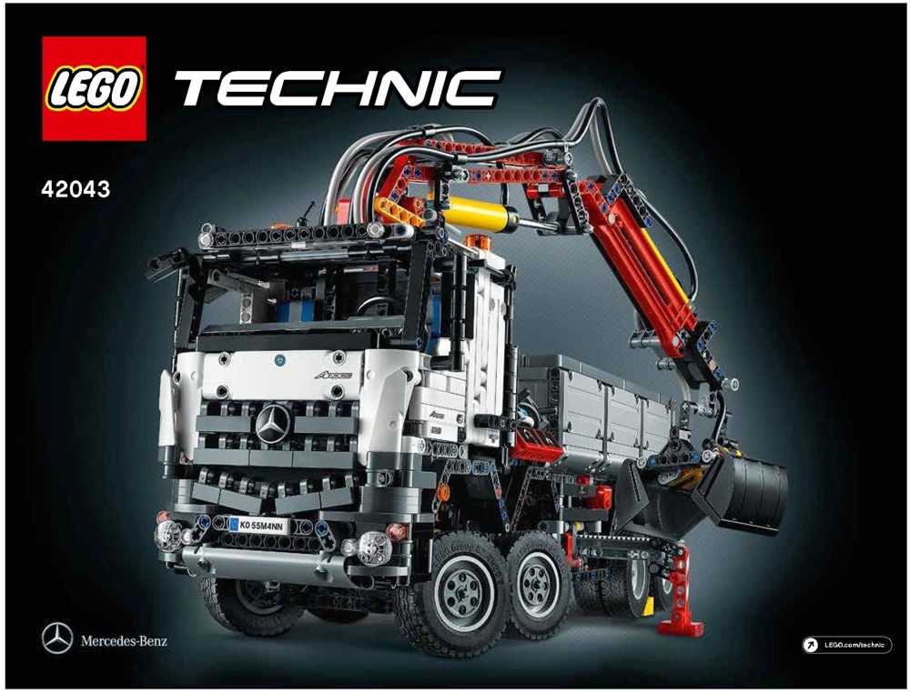 Voir l'instruction LEGO® 42043 Mercedes-Benz Arocs 3245 - Instructions ...