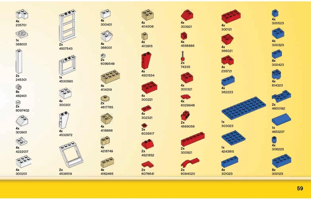 10705 Creative Building Basket - Instrucciones Instrucciones LEGO y catálogos de la