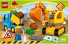 10812 Truck and Tracked Excavator