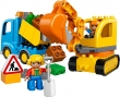 10812 Truck and Tracked Excavator