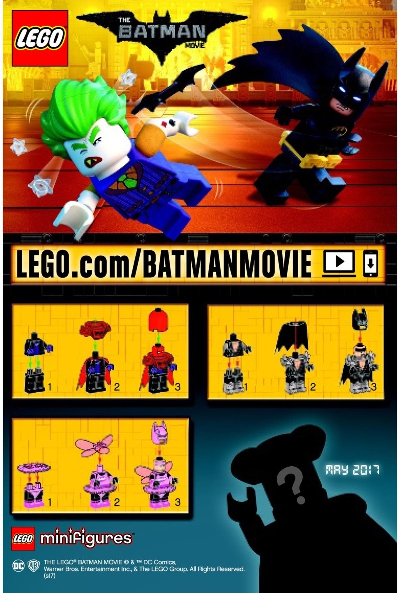 71017 Minifigures The LEGO Batman Movie Series - LEGO instructions and ...