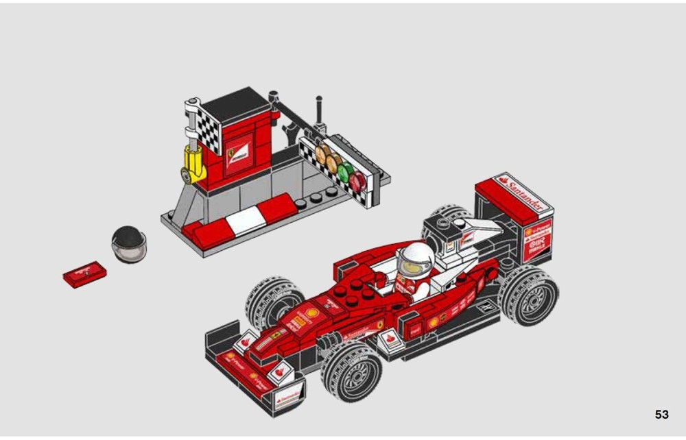 75879 Scuderia Ferrari SF16-H - LEGO and catalogs library