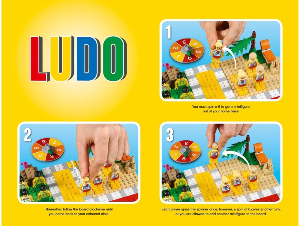 40198 LEGO Ludo Game instructions and library