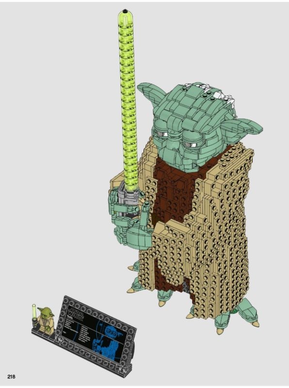 75255 Yoda – LEGO Bauanleitungen und Kataloge Bibliothek