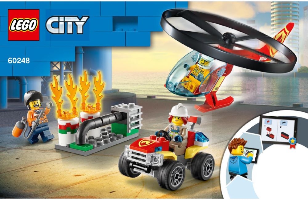 60248 Fire Helicopter Response - LEGO instructions and catalogs library