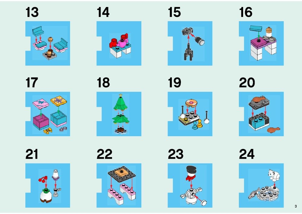 41131 Advent Calendar - LEGO und Kataloge Bibliothek
