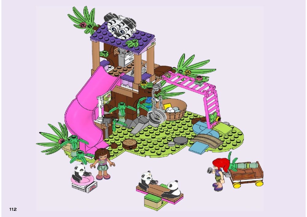 41422 Panda Jungle Tree House - LEGO instructions and catalogs library