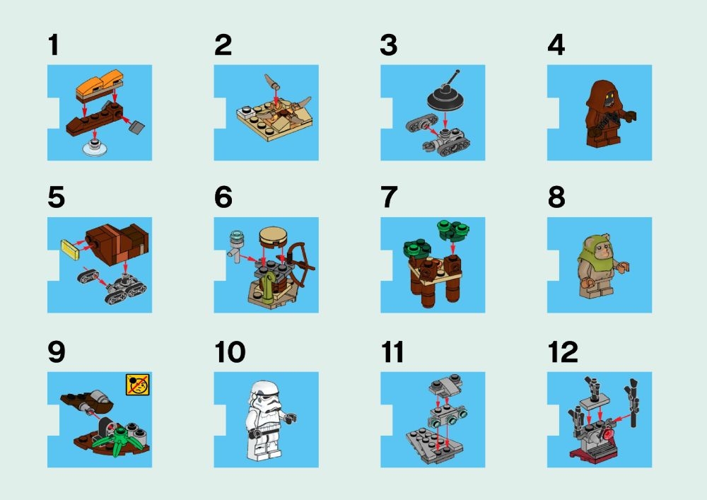 Megalopolis lejlighed gyldige 75097 Star Wars Advent Calendar - LEGO instructions and catalogs library