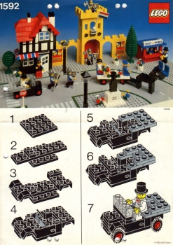 LEGO 1592-Town-Square-castle-Scene