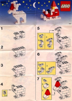 LEGO 1628-Santa's-Reindeer-Sleigh