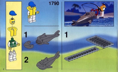 LEGO 1790-Shark-Fisherman