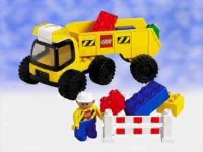 LEGO 2808-Big-Wheels-Tipper-Truck