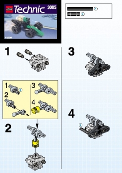 LEGO 3005-Piston-Car