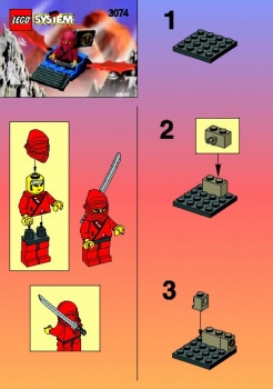 LEGO 3074-Red-Ninja's-Dragon-Glider