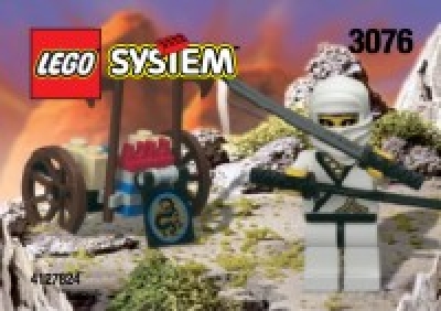 LEGO 3076-White-Ninja's-Attack-Cart