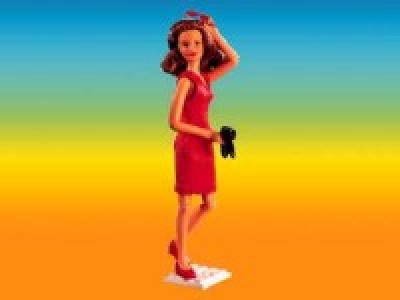 LEGO 3104-Caroline-in-Red-Dress