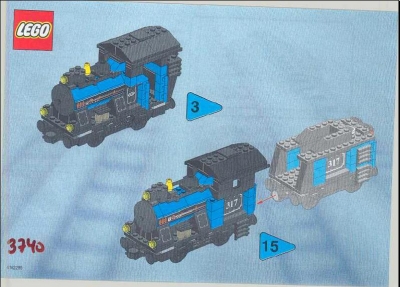 LEGO 3740-Small-Train-Basis