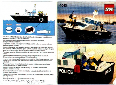 LEGO 4010-Police-Rescue-Boat