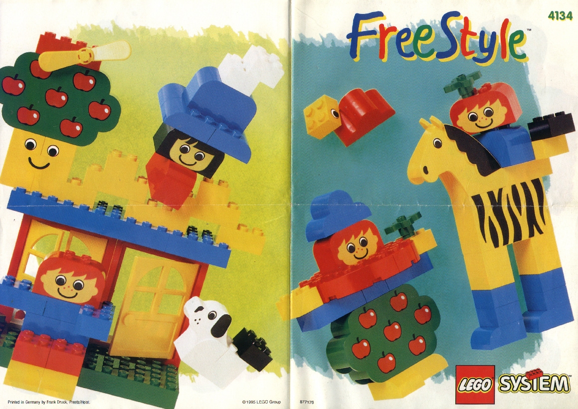 4134 Large Freestyle Bucket - LEGO instructions and catalogs library