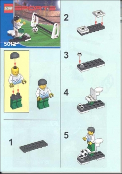 LEGO 5012-Soccer-Player-with-Goal