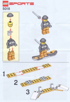 LEGO 5018-Snowboarder