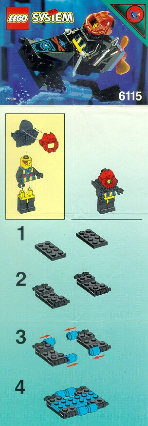 6115 Shark Scout Lego Instructions And Catalogs Library