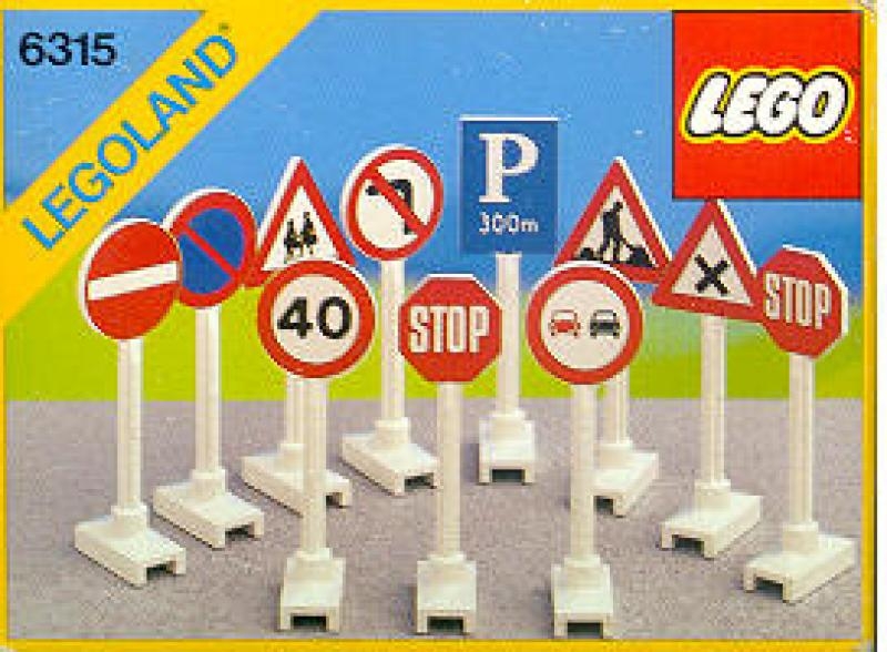 Eerlijkheid Opvoeding Magnetisch 6315 Road Signs - LEGO instructions and catalogs library