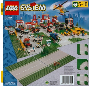 LEGO 6322-Straight-Road-Plates