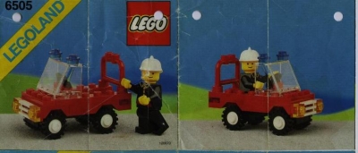 LEGO 6505-Fire-Chief's-Car