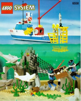 LEGO 6558-Shark-Cage-Cove