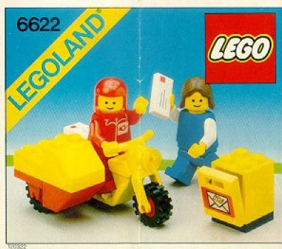 LEGO 6622-Mailman-on-Motorcycle