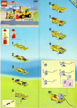 LEGO® Bauanleitung Instruction Nr 6645 