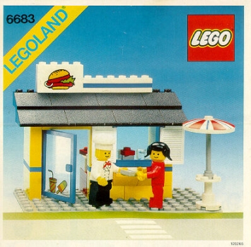 LEGO 6683-Burger-Stand