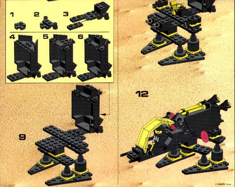 Lego Bausatz  6876 Black Tron mit Bauanleitung