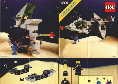 LEGO 6891-Gamma-V-Laser-Craft