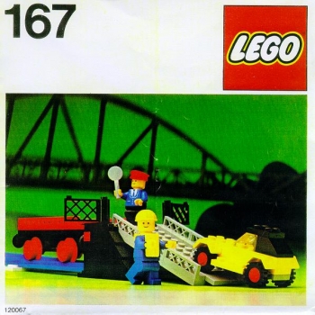 LEGO 167-Car-Transport-Wagon