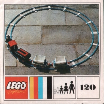LEGO 120-Freight-Train-Set,-Tipper-Wagons