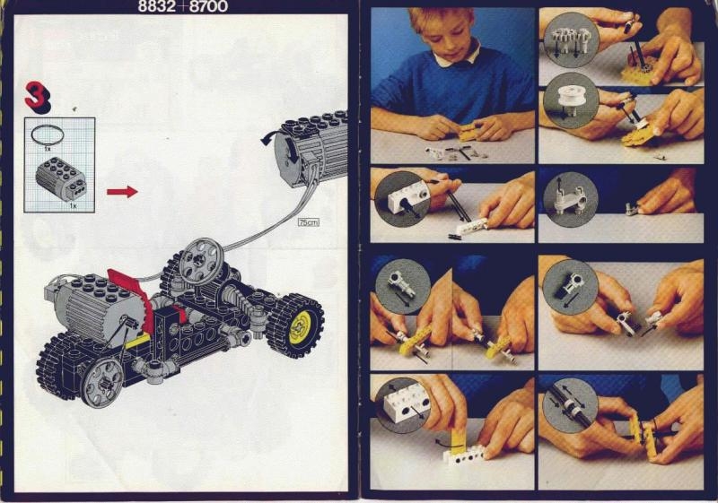 I stor skala hverdagskost Detektiv 8832 Roadster - LEGO instructions and catalogs library