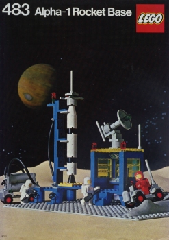 LEGO 483-Alpha-1-Rocket-Base