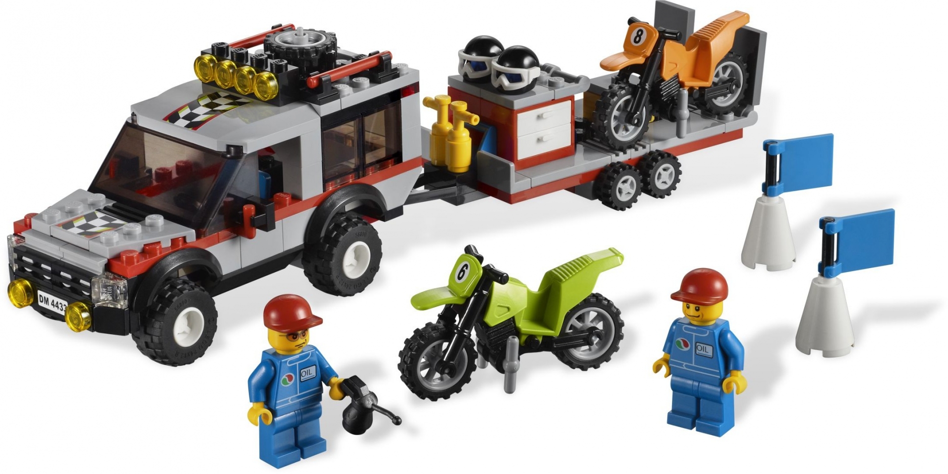 4433 Dirt Bike Transporter - Instructions et catalogues LEGO bibliothèque