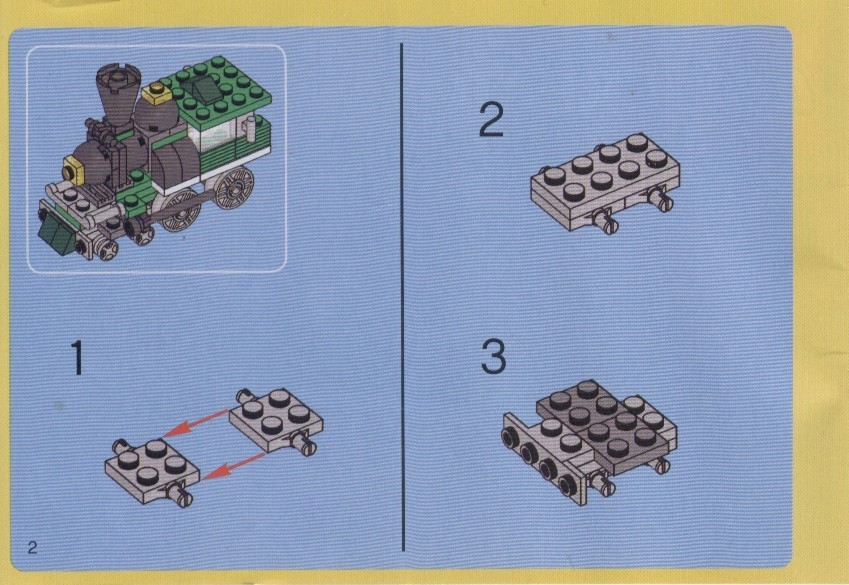 Mini Train LEGO and catalogs library