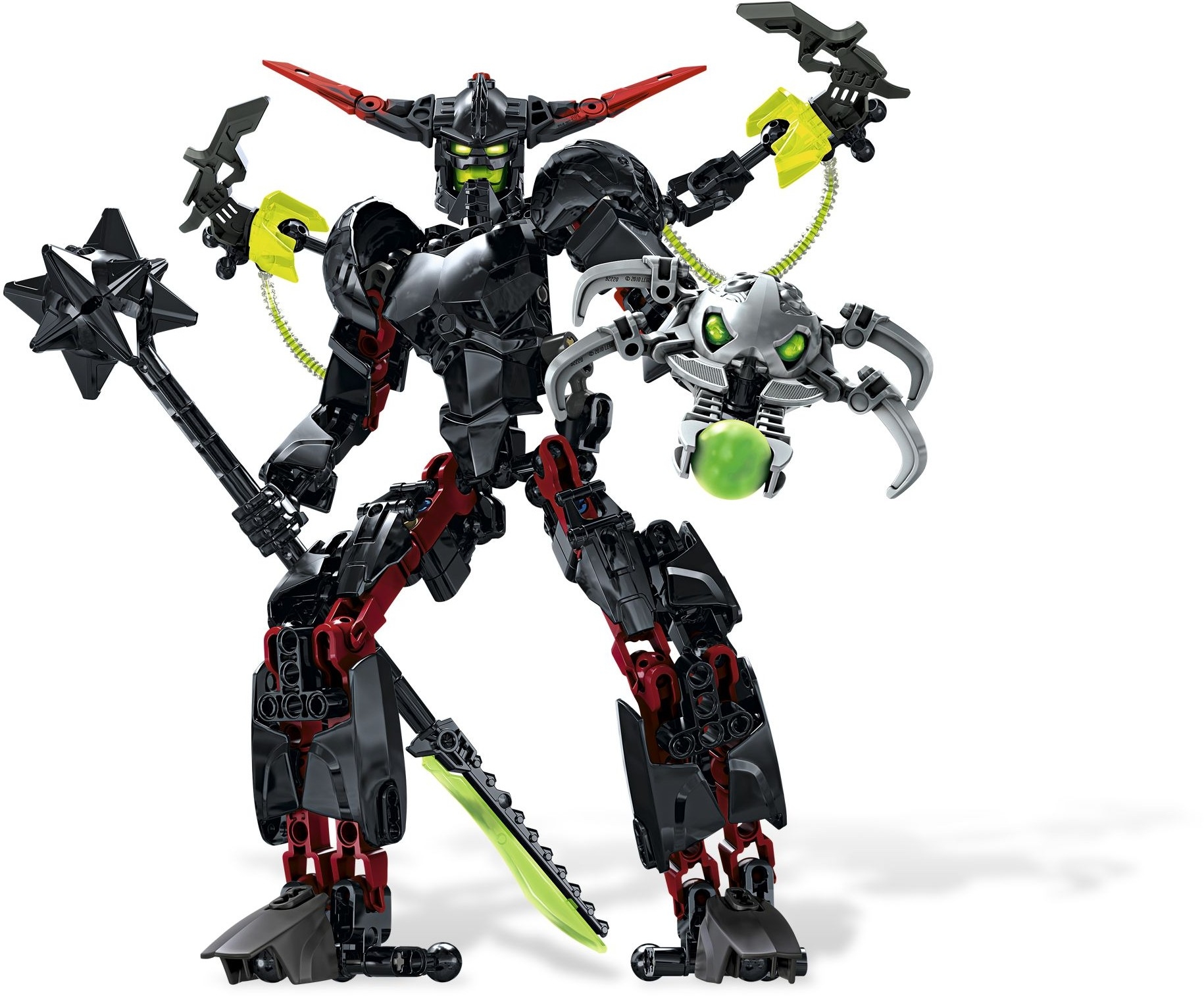 4 LEGO Black Hero Factory Weapon Angled Blade 