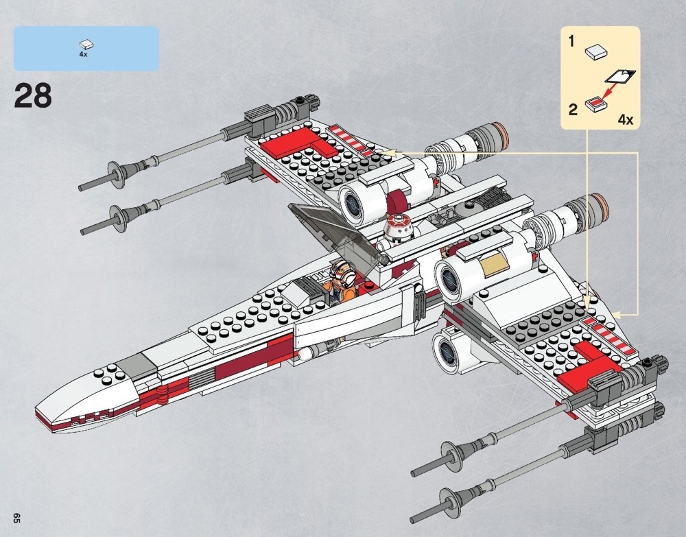 9493 X-wing Starfighter - LEGO instructions and catalogs library
