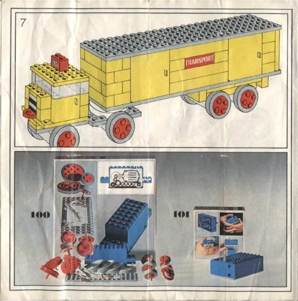 Vært for Diskriminere Ripples 335 Transport Truck - LEGO instructions and catalogs library