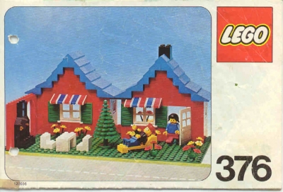 LEGO 376-Town-House-with-Garden