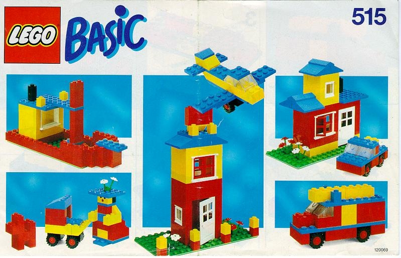 Armonioso Alerta evaporación 515 Basic Building Set - Instrucciones Instrucciones LEGO y catálogos de la  biblioteca