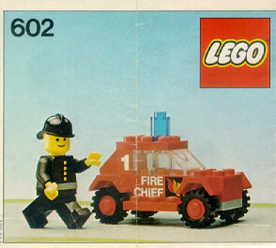 LEGO 602-Fire-Chief's-Car