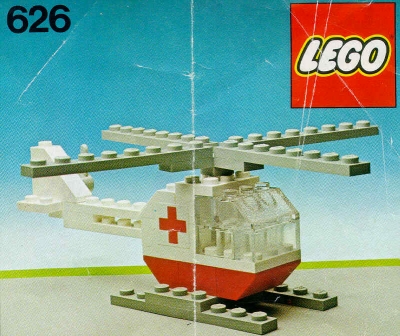 LEGO 626-Red-Cross-Helicopter